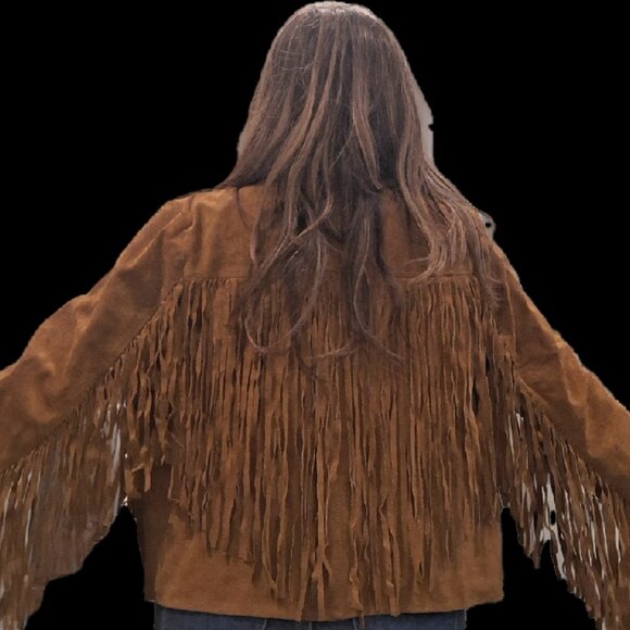 Suede Cowgirl Jacket $22 and Matching Boots $13 - Picture 6 of 10